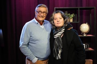 Olivier Lejeune en compagnie de Célina Ramsauer de Conthey Show